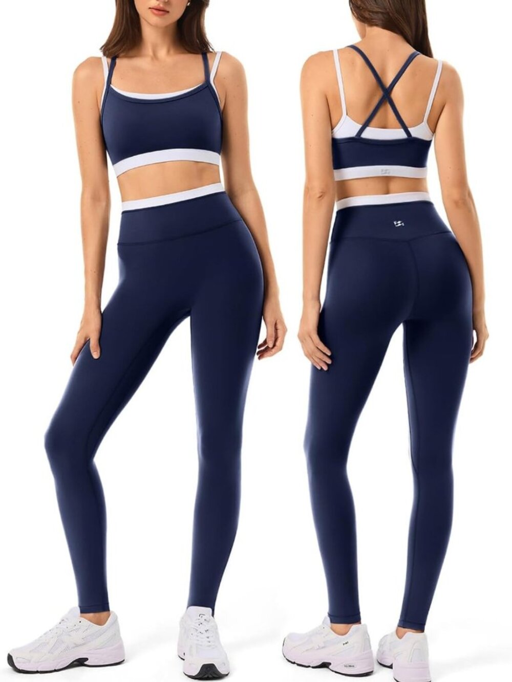 Stylish 2-Piece Women's Workout Set | Athletic Pilates Activewear Outfit